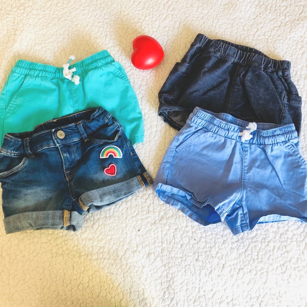Gap, Tea and Cat & Jack 2T shorts bundle
